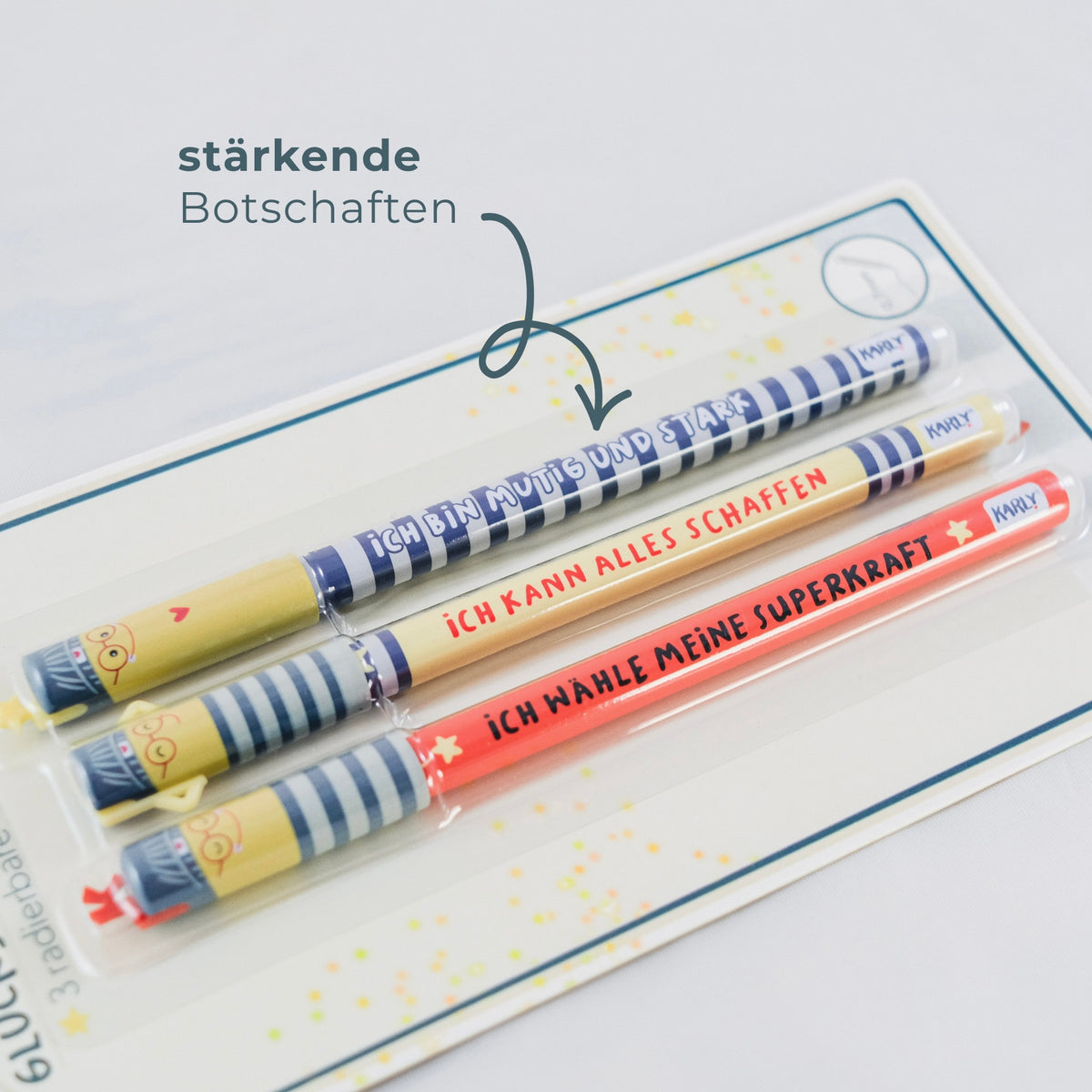 3er Set Glücksfunken-Stifte