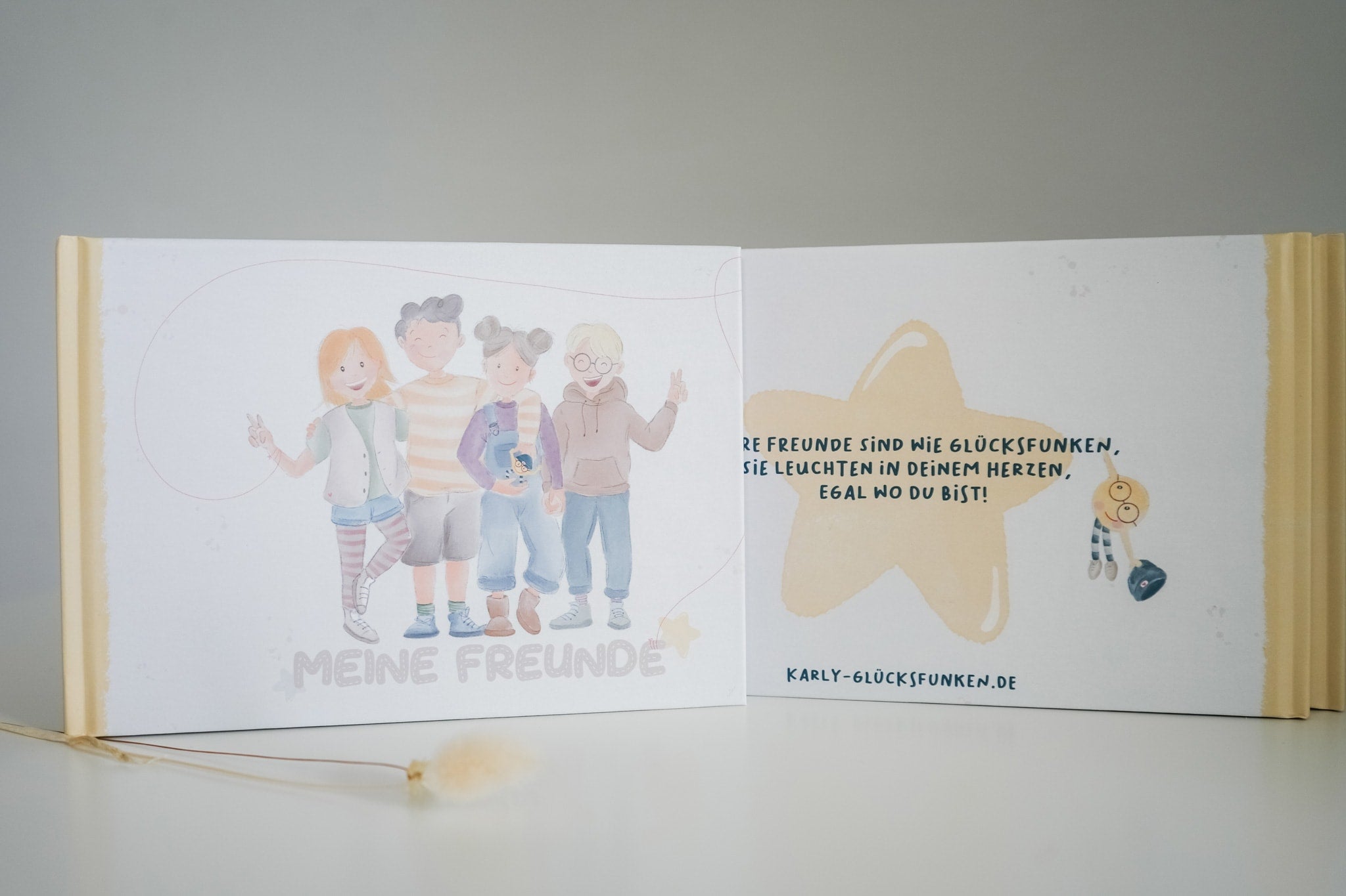 Karly-Buch „Meine Freunde“ – Cover + Rückseite