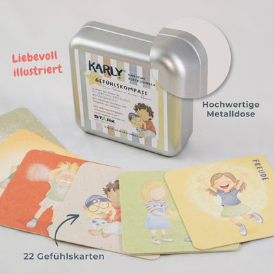 Gefühlskartenset (22 Karten in Metalldose)