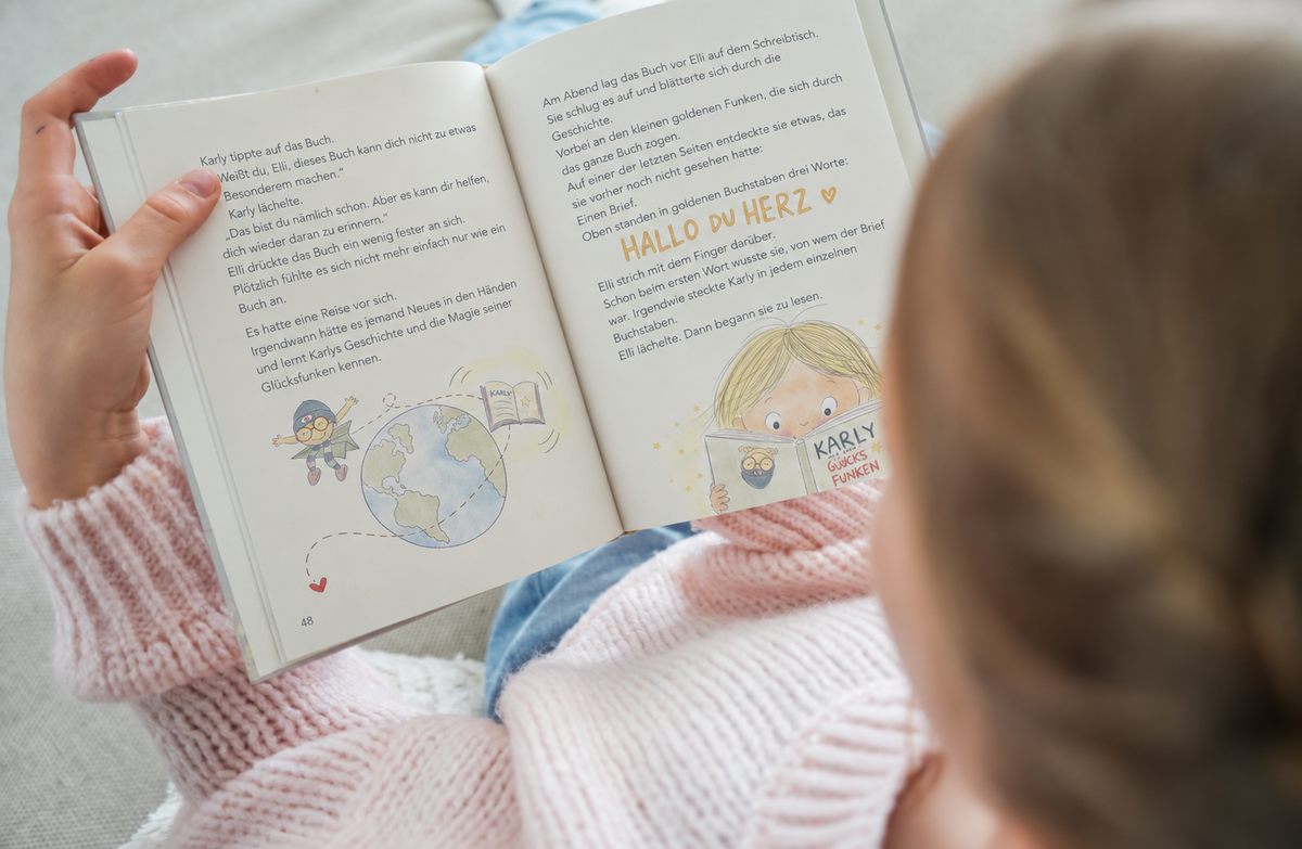 Buch „Karly und das Glücksfunkenprinzip“