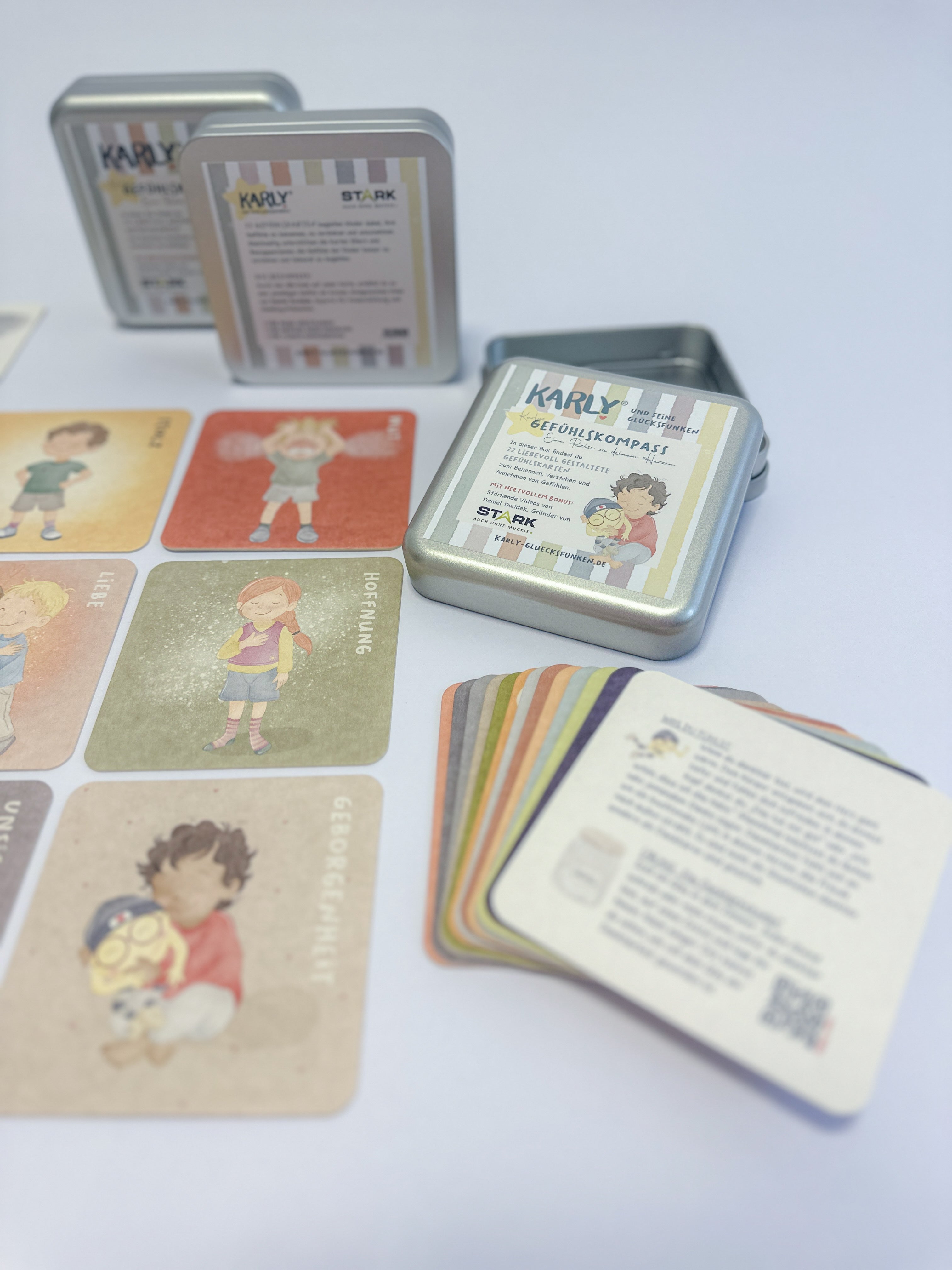 Gefühlskartenset (22 Karten in Metalldose)