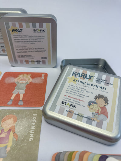 Gefühlskartenset (22 Karten in Metalldose)