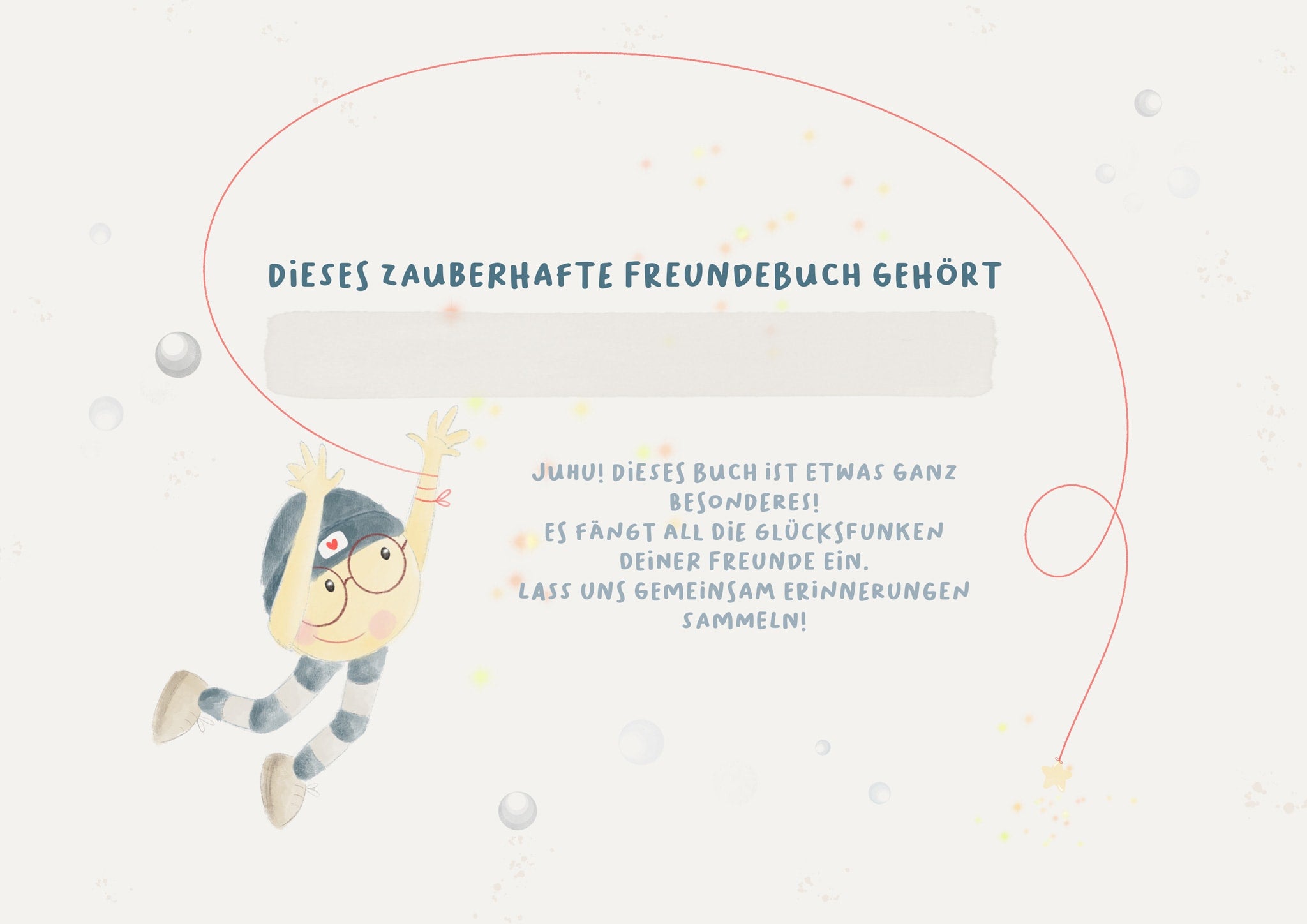 Karly-Buch „Meine Freunde“ – Innenseite