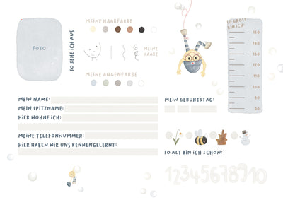 Karly-Buch „Meine Freunde“ – Innenseite